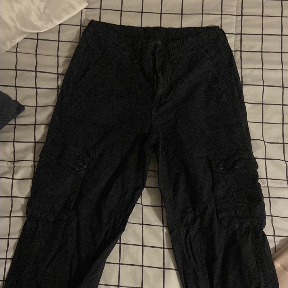 Men's Black Cargo Pants
